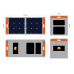12V 105W portable folding solar panel with SunPower Maxeon Gen5 Cells - lightweight, High Performance cells, perfect for Hymer , T4 T5 T6 , Caravans etc
